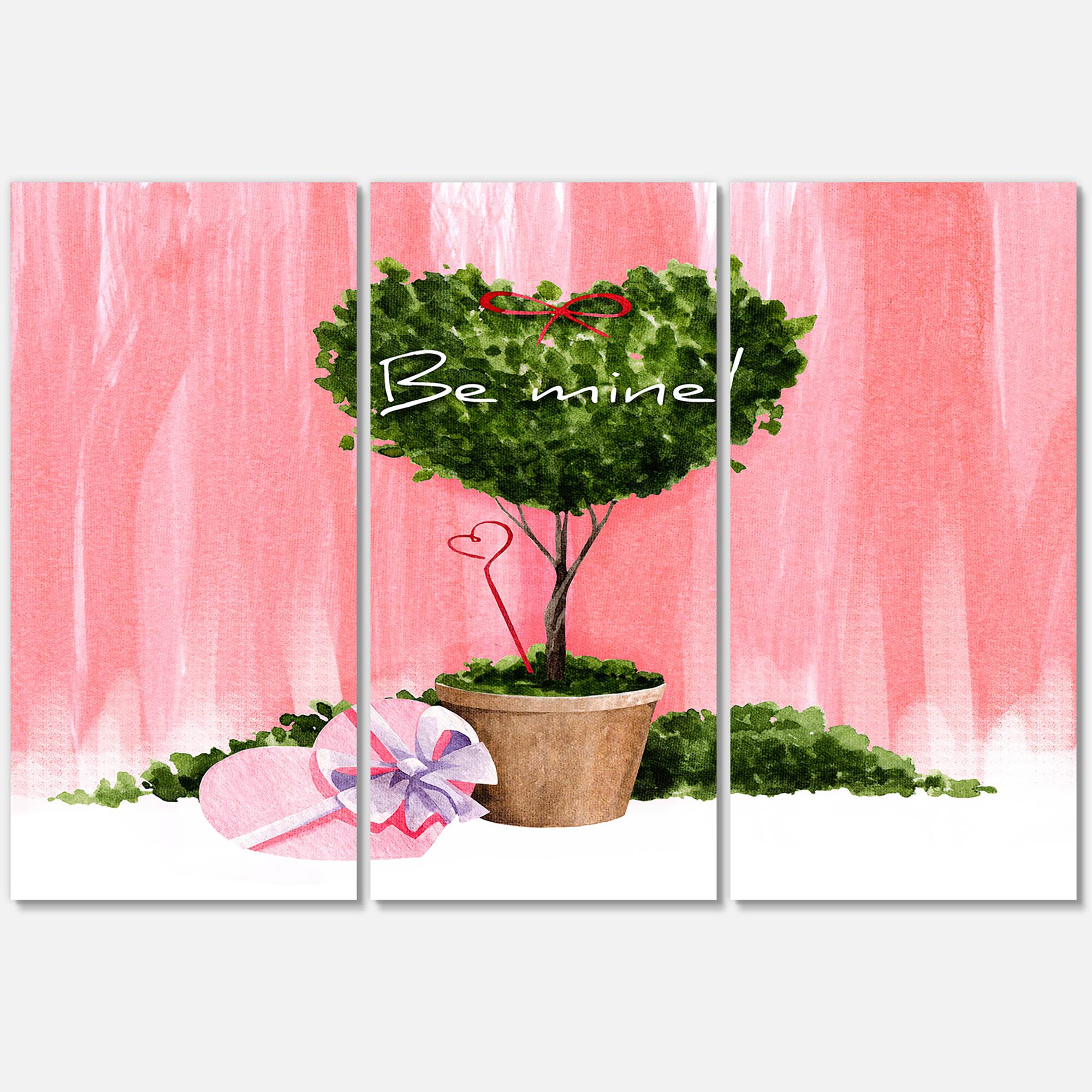 Designart - Heart Shaped Valentine House Plant
